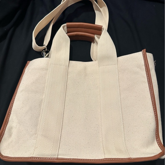 Primark Handbags - Primark Cream Canvas Tote Bag